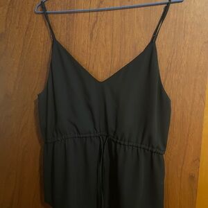 Babaton Black Sleeveless Blouse